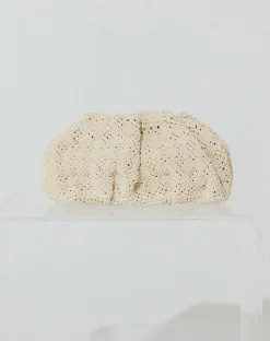 Aleza Macrame Clutchivory