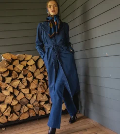Cara Trenchmedium Wash Indigo