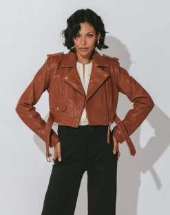 Leather Jacketcognac
