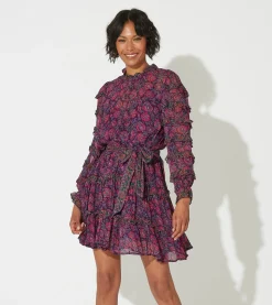 Rosalia Mini Dressbordeaux Floral